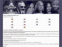 Tablet Screenshot of nightwish-bibliotheca.com